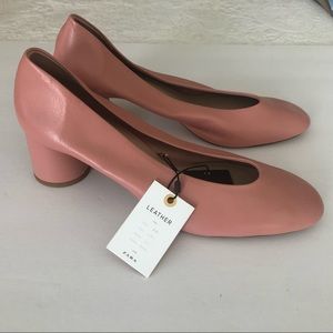 REDUCED-Zara leather pumps